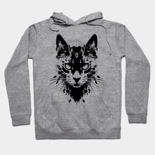 Cute Cat Illusion Design, Funny Cat Lover Gift Idea Hoodie